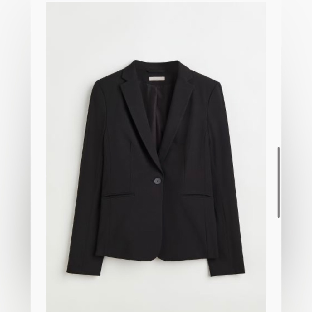 Black Fitted  Blazer